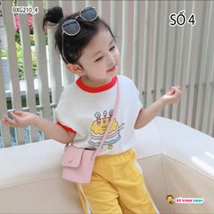 Áo thun in hình dễ thương cho bé gái BXG210