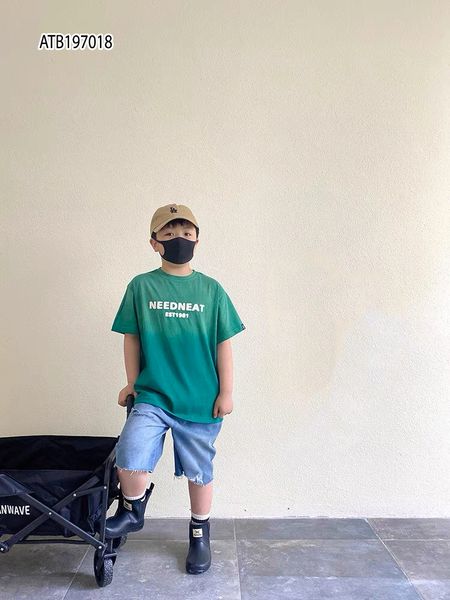 Áo thun in loang NEEDHEAT dễ thương cho bé gái, bé trai & mẹ ATB197018