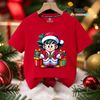Áo thun Cotton Noel dễ thương cho bé trai & bé gái mùa Giáng Sinh BXG1270