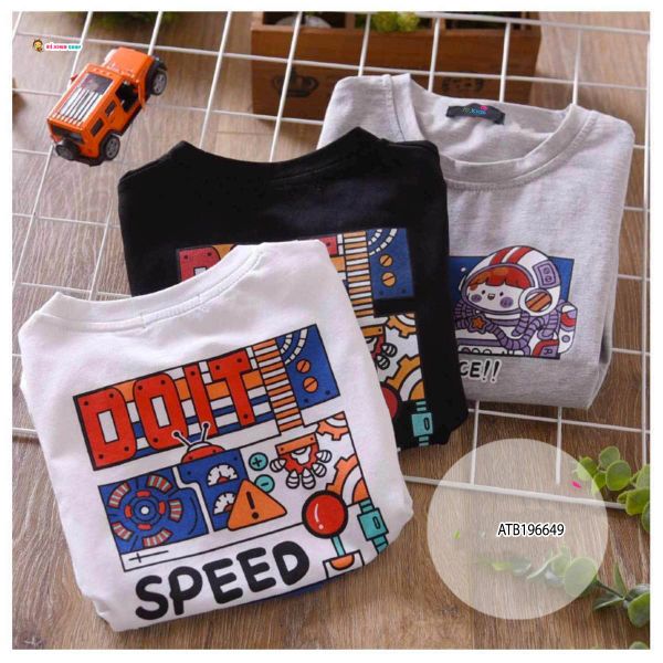 [XẢ KHO] Áo thun hình Speed dễ thương cho bé trai ATB196649