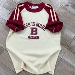 Áo thun thể thao chữ B dễ thương cho bé gái AGB123898