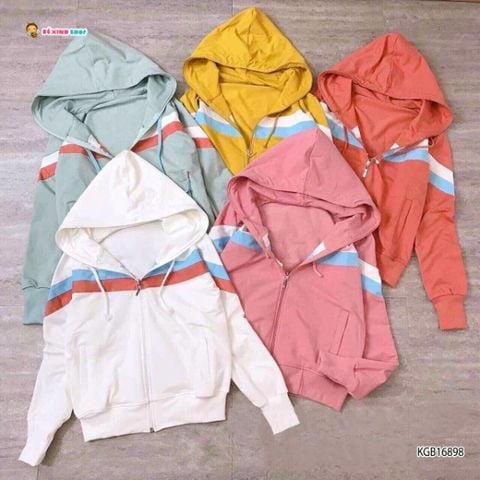 [XẢ KHO] Áo khoát phối sọc dễ thương cho bé gái từ KGB16898