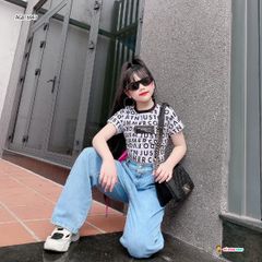 [XẢ KHO] Áo rút dây in chữ dễ thương cho bé gái AGB16947