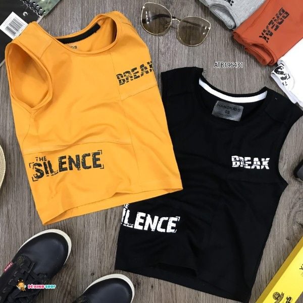 Áo sát nách in chữ Break dễ thương cho bé trai ATB196431