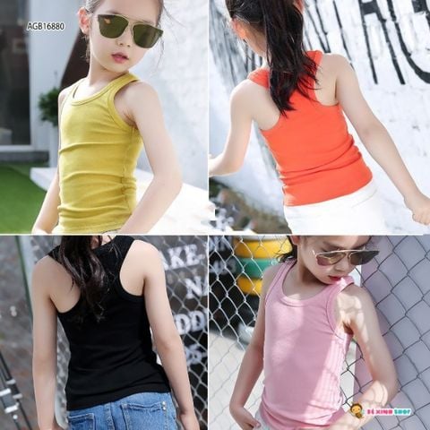 [XẢ KHO] Áo sát nách bé gái dễ thương cho bé gái từ  AGB16880