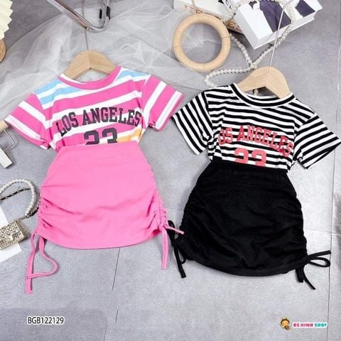 [XẢ KHO] Set chân váy rút dây 23 dễ thương bé gái BGB122129