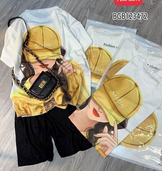 [XẢ KHO] Bộ lửng in 3D dễ thương cho bé gái BGB123472