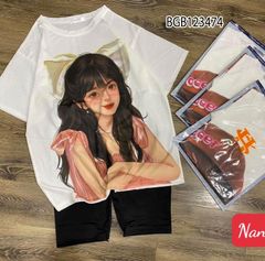 [XẢ KHO] Bộ lửng in 3D dễ thương cho bé gái BGB123472