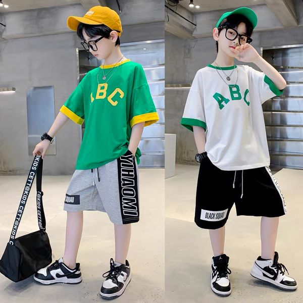 Bộ thun in chữ ABC dễ thương cho bé trai BXG218