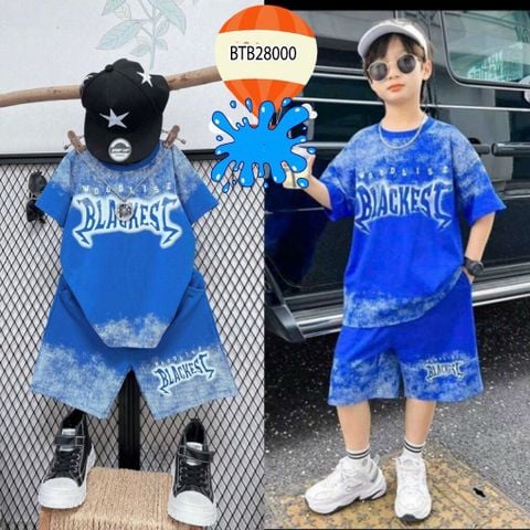[XẢ KHO] Bộ thun phối màu BLACKEST dễ thương cho bé trai BTB27999