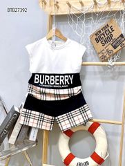 [XẢ KHO] Bộ thun phối Bbbry dễ thương cho bé trai BTB27392