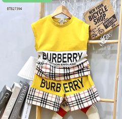 [XẢ KHO] Bộ thun phối Bbbry dễ thương cho bé trai BTB27392