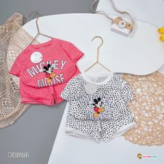 [XẢ KHO] Bộ beo Mickey dễ thương cho bé gái BGB122153