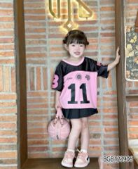 Set thể thao chân váy Kuromi dễ thương cho bé gái BGB123905