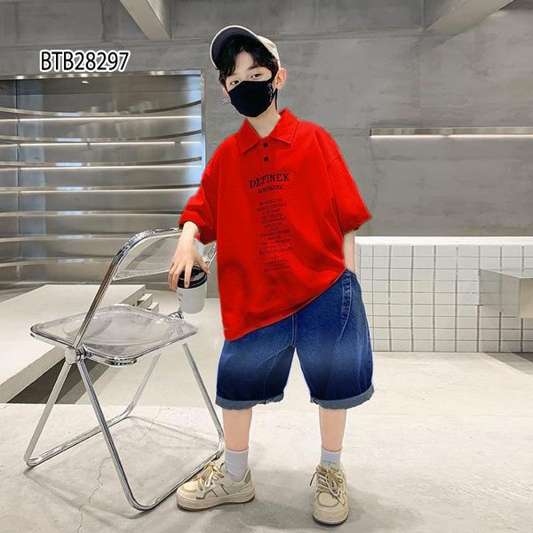 [XẢ KHO] Set jeans cổ trụ DEFINEX dễ thương cho bé trai BTB28295