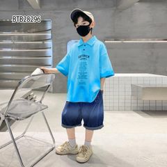 [XẢ KHO] Set jeans cổ trụ DEFINEX dễ thương cho bé trai BTB28295