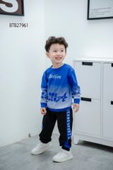 Bộ dài tay thu đông Fashion in loang dễ thương cho bé trai BTB27961