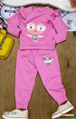 Bộ dài tay thu đông bé gái Mắt to dễ thương cho bé BGB122899