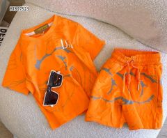 [XẢ KHO] Bộ thun hoạ tiết D.I.O.R dễ thương cho bé trai BTB27522