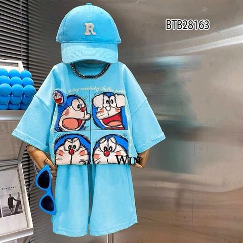 [XẢ KHO] Bộ thun Doreamon dễ thương cho bé trai BTB28162