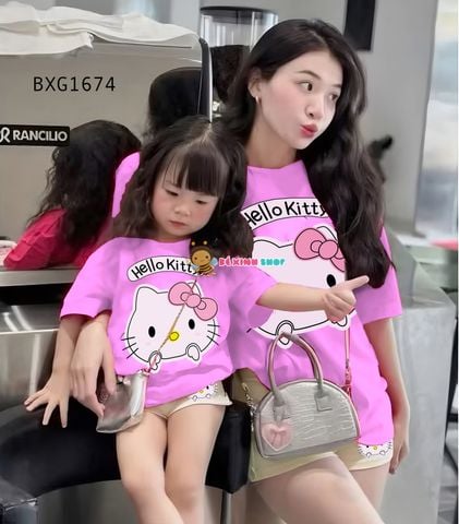 Bộ sort đùi in Hello Kitty dễ thương cho bé gái BXG1674