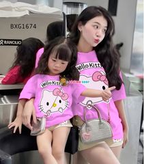 Bộ sort đùi in Hello Kitty dễ thương cho bé gái BXG1674