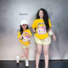 Bộ sort đùi in Hello Kitty dễ thương cho bé gái BXG1674
