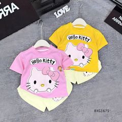 Bộ sort đùi in Hello Kitty dễ thương cho bé gái BXG1674