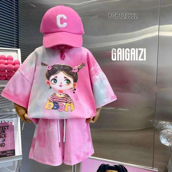 [XẢ KHO] Bộ in loang 3D dễ thương cho bé gái BGB123660