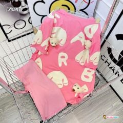 [XẢ KHO] Bộ lửng đính gấu  3D dễ thương cho bé gái BGB123305