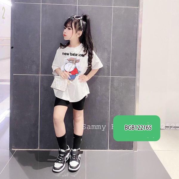 [XẢ KHO] Bộ lửng vạt bầu Hà Mã dễ thương cho bé gái BGB122165