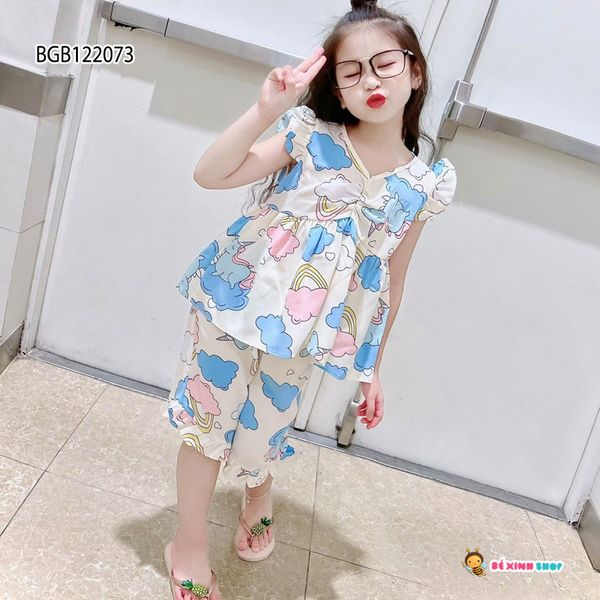 [XẢ KHO] Bộ lửng Mango Ngựa Pony dễ thương cho bé gái BGB122071