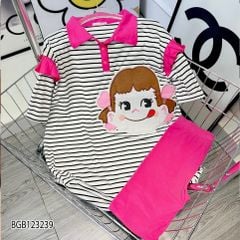 [XẢ KHO] Bộ lửng phối sọc bé gái dễ thương cho bé BGB123238