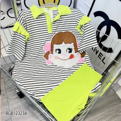 [XẢ KHO] Bộ lửng phối sọc bé gái dễ thương cho bé BGB123238