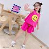 Bộ sát nách mặt cười dễ thương cho bé gái BGB122593