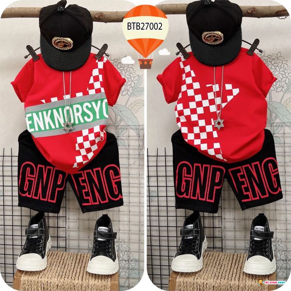 Set hiphop ngôi sao caro cực ngầu cho bé trai BTB27002