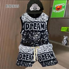 Set sát nách phun sơn DREAM dễ thương cho bé trai BTB28335