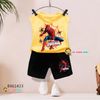 Set thun sát nách tay lỡ người nhện dễ thương cho bé trai BXG1423