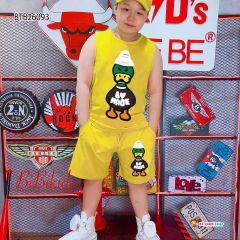 [XẢ KHO] Bộ sát nách in Vịt dễ thương cho bé trai BTB26093