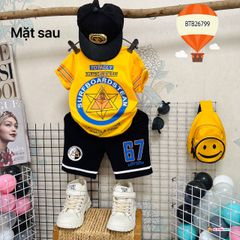 Bộ thun thể thao 67 dễ thương cho bé trai BTB26799