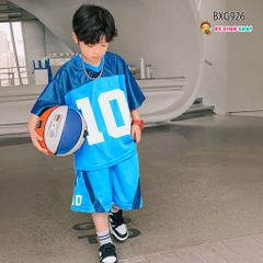 Bộ thun hiphop thể thao 10 dễ thương cho bé trai & bé gái BXG934