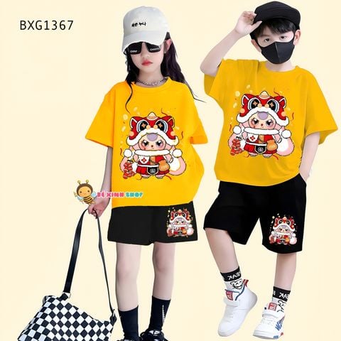 Bộ thun Babythree đồng phục cho bé trai & bé gái mang đôi BXG1366
