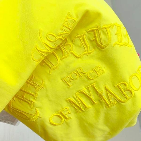 Bộ thun thêu đắp chữ dễ thương cho bé gái BGB123369