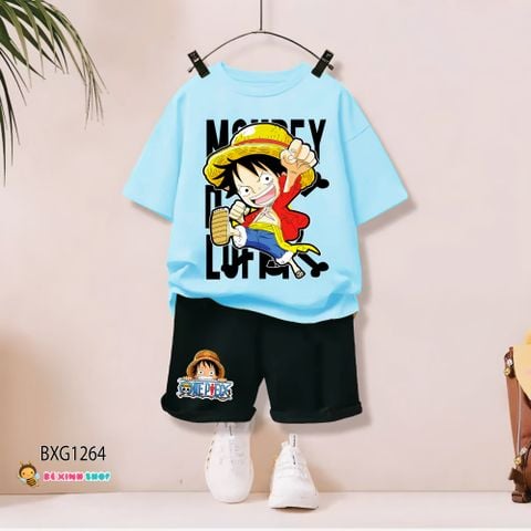 Bộ thun Cotton in 3D OnePiece dễ thương cho bé trai BXG1264