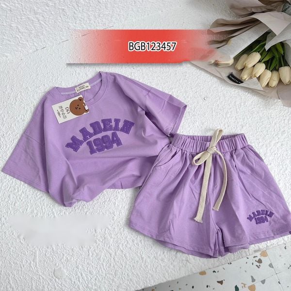 [XẢ KHO] Bộ thun MADEIN 1994 dễ thương cho bé gái BGB123455