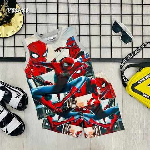 [XẢ KHO] Bộ sát nách in 3D dễ thương cho bé trai ngày hè BTB27687