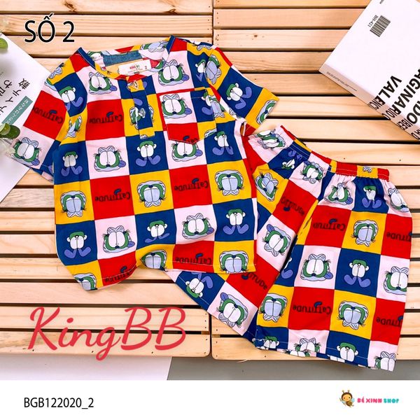 [XẢ KHO] Bộ tole hoạt hình bé gái & bé trai BGB122020