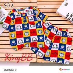 [XẢ KHO] Bộ tole hoạt hình bé gái & bé trai BGB122020