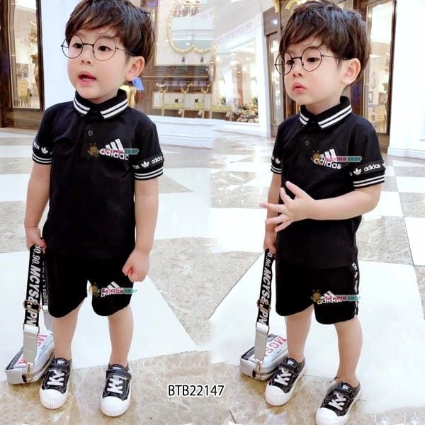 [XẢ KHO] Bộ trụ A.d.d.i.a.s chạy dây dễ thương cho bé trai BTB22147