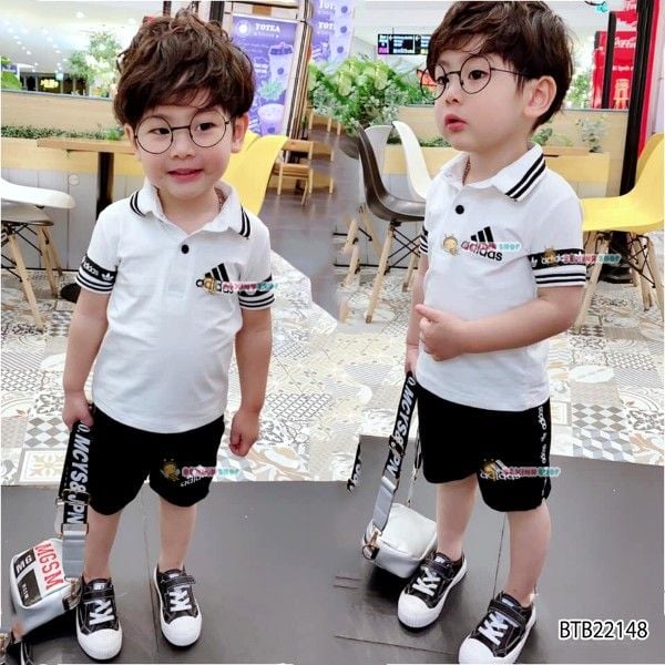 [XẢ KHO] Bộ trụ A.d.d.i.a.s chạy dây dễ thương cho bé trai BTB22147